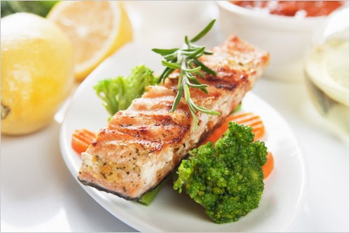 DASH Diet Dinner: Salmon & Broccoli