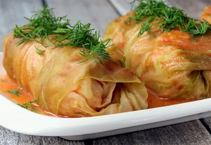 Chicken and Cabbage Rolls