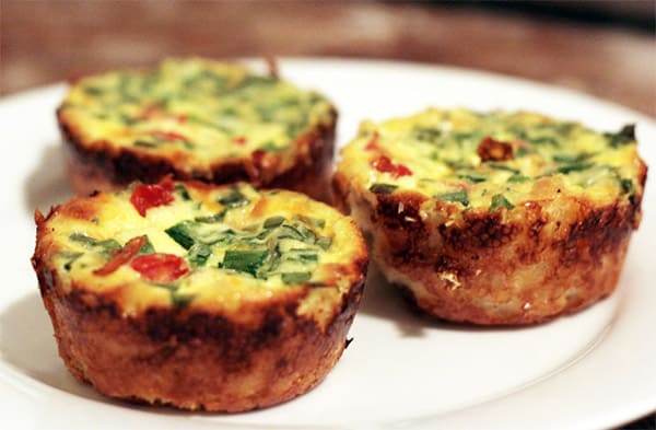 Individual Zucchini Quiches