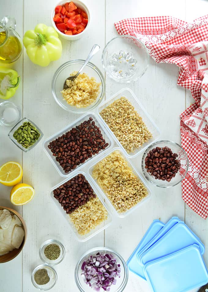 4 Day Meal Prep - Rice and Buckwheat