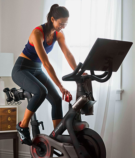 Peloton offers live instructors coaching in real