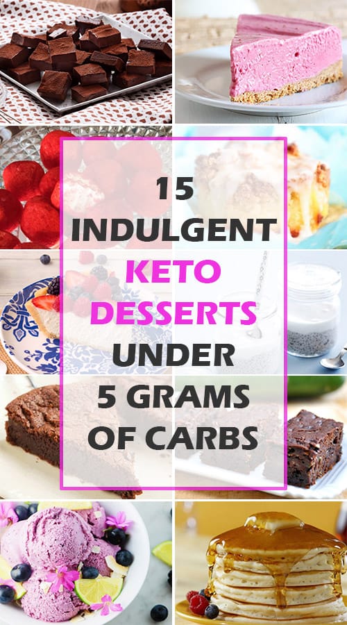 15 Indulgent Keto Desserts