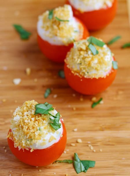 WW String Cheese Snack Ideas: Easy Cheesy Tomato Bites