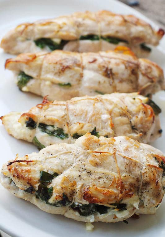 Spinach and Feta Stuffed Turkey