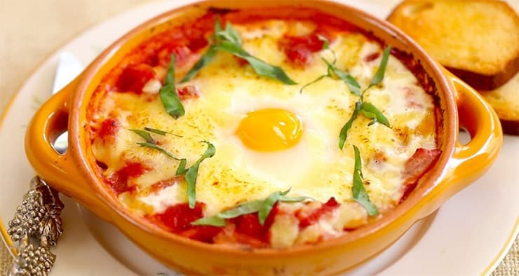 WW Freestyle Zero Point Breakfast: Italian Baked Egg Cups