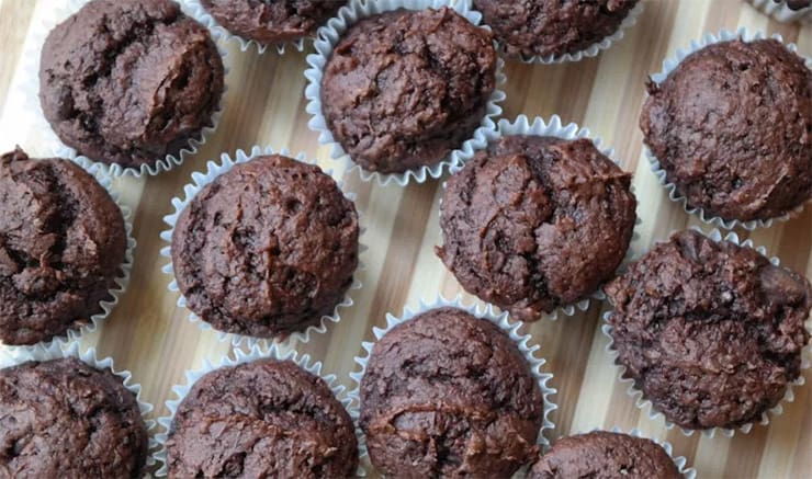 WW Freestyle Zero Point Desserts: Mini Chocolate Pumpkin Muffins