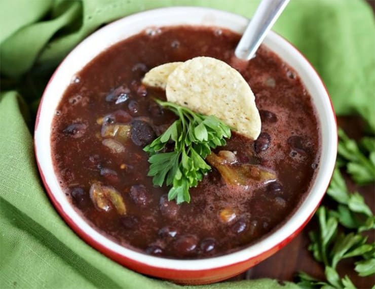 WW Freestyle Zero Point Dinners: Easy Black Bean Chili