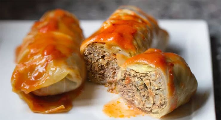 WW Freestyle Zero Point Dinners: Crock Pot Stuffed Cabbage Rolls