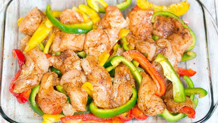 WW Freestyle Zero Point Dinners: Fat Blasting Baked Fajitas