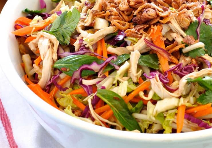 WW Freestyle Zero Point Dinners: Easy Asian Chicken Salad