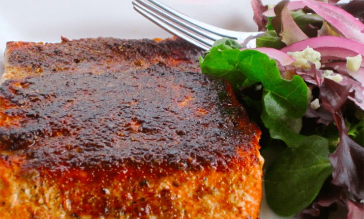 WW Freestyle Zero Point Dinners: Black-eyed Salmon