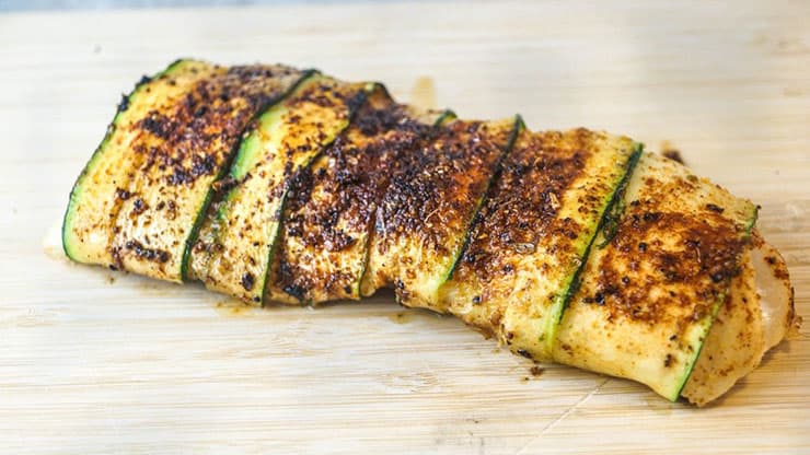 WW Freestyle Zero Point Meals: Zucchini Wrapped Blackened Fish