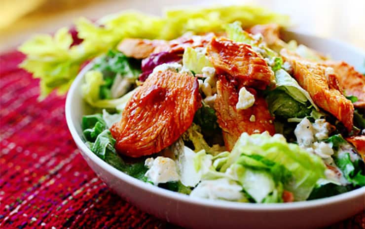 WW Freestyle Zero Point Lunches: Spicy Chicken Salad