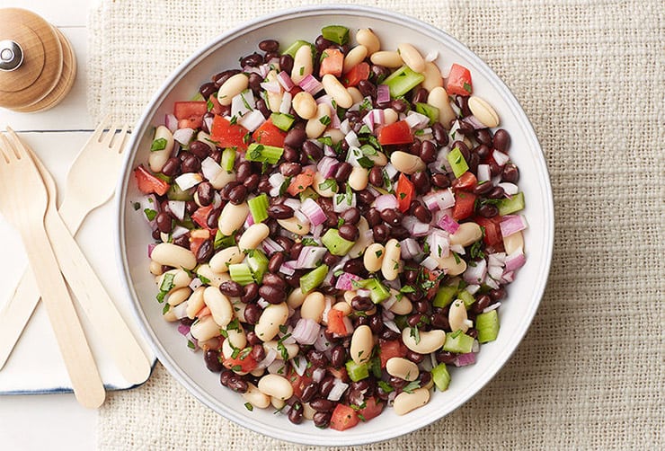 WW Freestyle Zero Point Lunches: Vegan/Vegetarian Two Bean Salad
