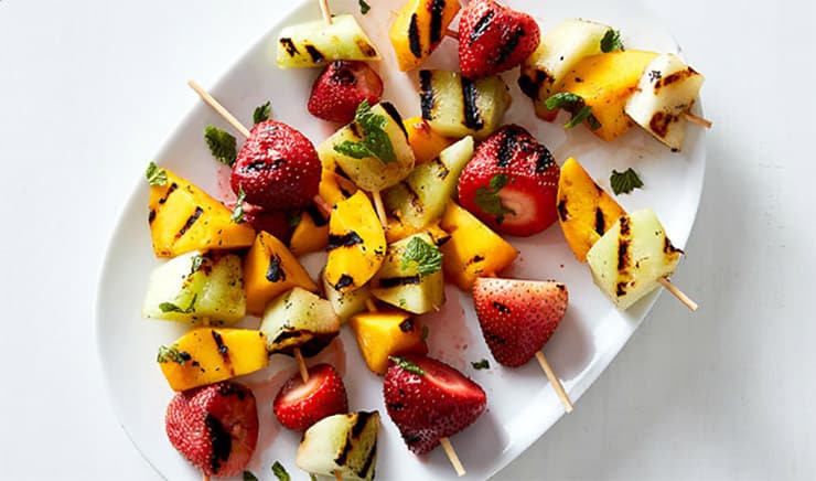 WW Freestyle Zero Point Snacks: Grilled Fruit Sticks