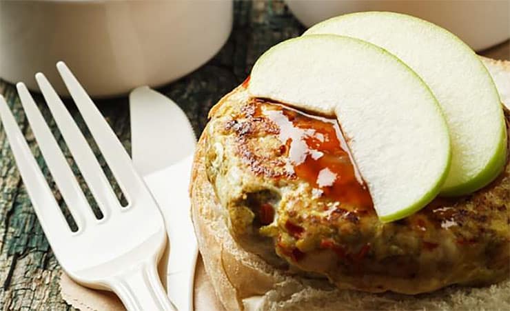 WW Freestyle Zero Point Meals: Turkey Burgers with Apple