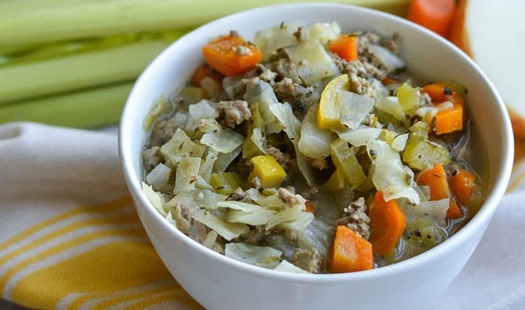 WW Freestyle Zero Point Meals: Turkey and Cabbage Soup