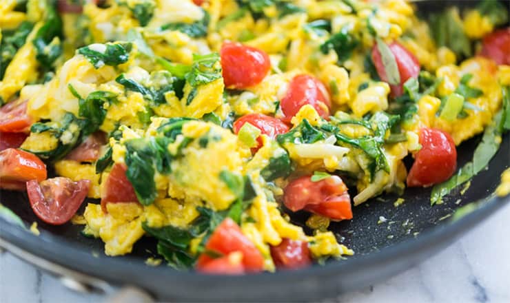 WW Freestyle Zero Point Week: Egg Scramble with Veggies