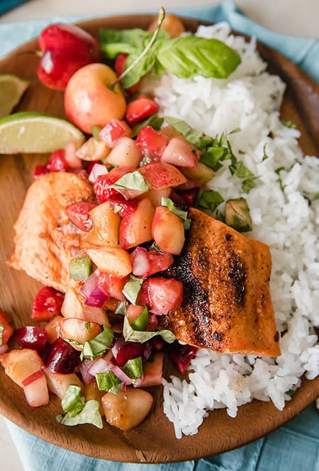 What I Eat On WW: Salsa Salmon