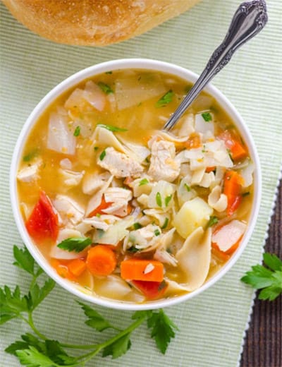 WW Freestyle Zero Point Soups: Chicken Vegetable Soup