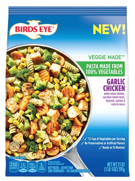 Weight Watchers Friendly Frozen Meals: Birds Eye Veggie Made Garlic Chicken Meal