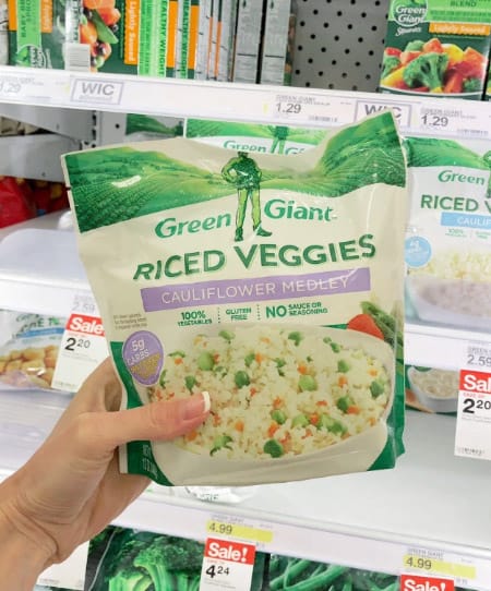 Weight Watchers Friendly Frozen Meals: Green Giant Riced Veggies