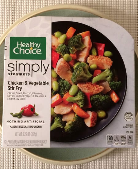 Weight Watchers Friendly Frozen Meals: Healthy Choice Chicken and Vegetable Stir-Fry