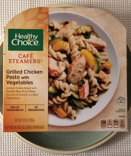 Weight Watchers Friendly Frozen Meals: Healthy Choice Grilled Chicken Pesto W/Vegetables