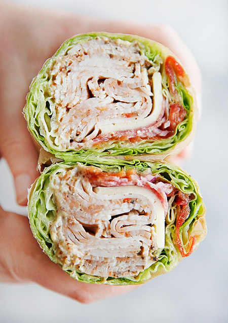 myWW Freestyle Hack Recipes: Delish Turkey Roll Up Sandwiches